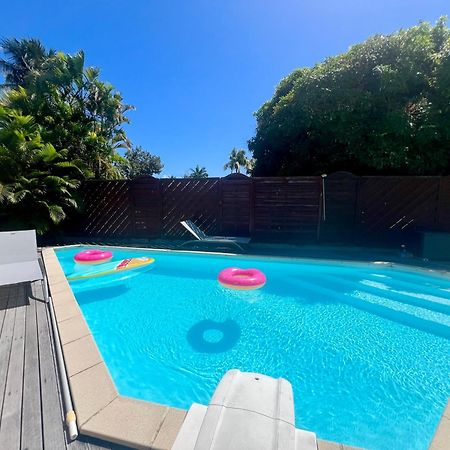 Villa Simeon Saint Francois Avec Piscine Privee Et Jacuzzi Proche Plage Exterior foto