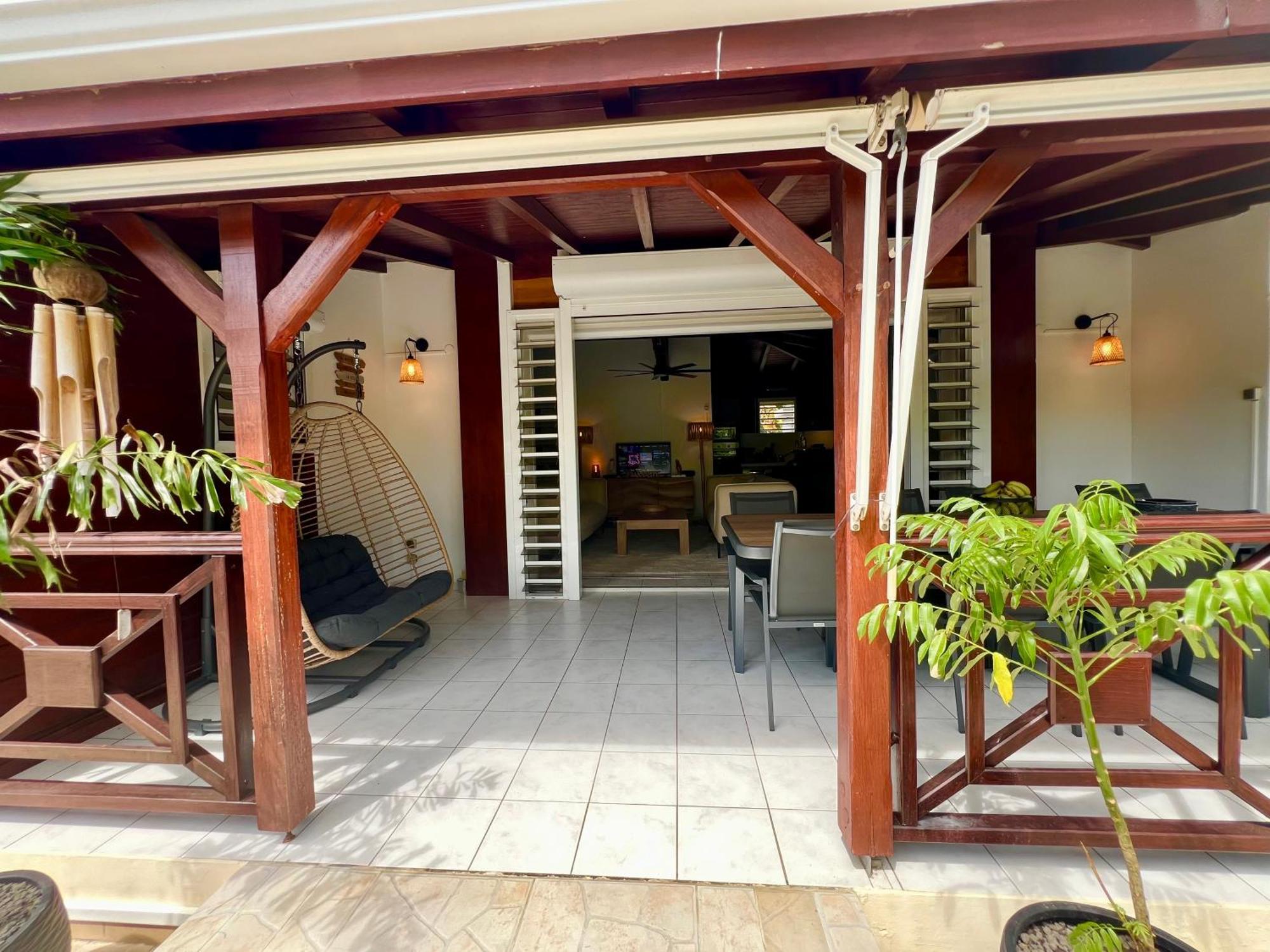 Villa Simeon Saint Francois Avec Piscine Privee Et Jacuzzi Proche Plage Exterior foto