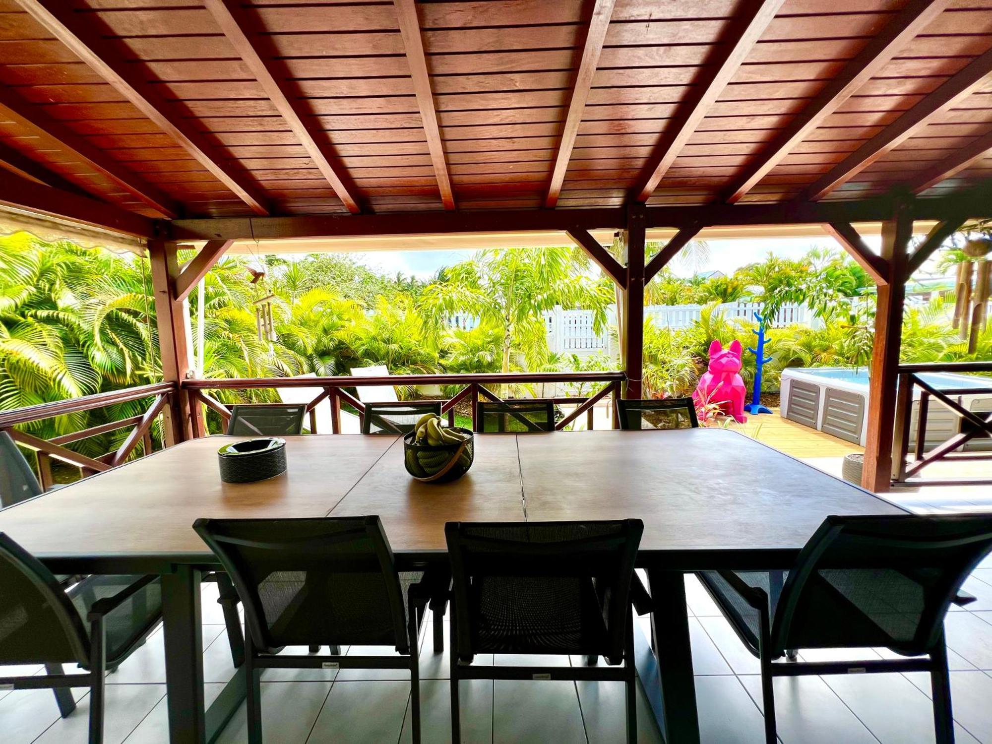Villa Simeon Saint Francois Avec Piscine Privee Et Jacuzzi Proche Plage Exterior foto