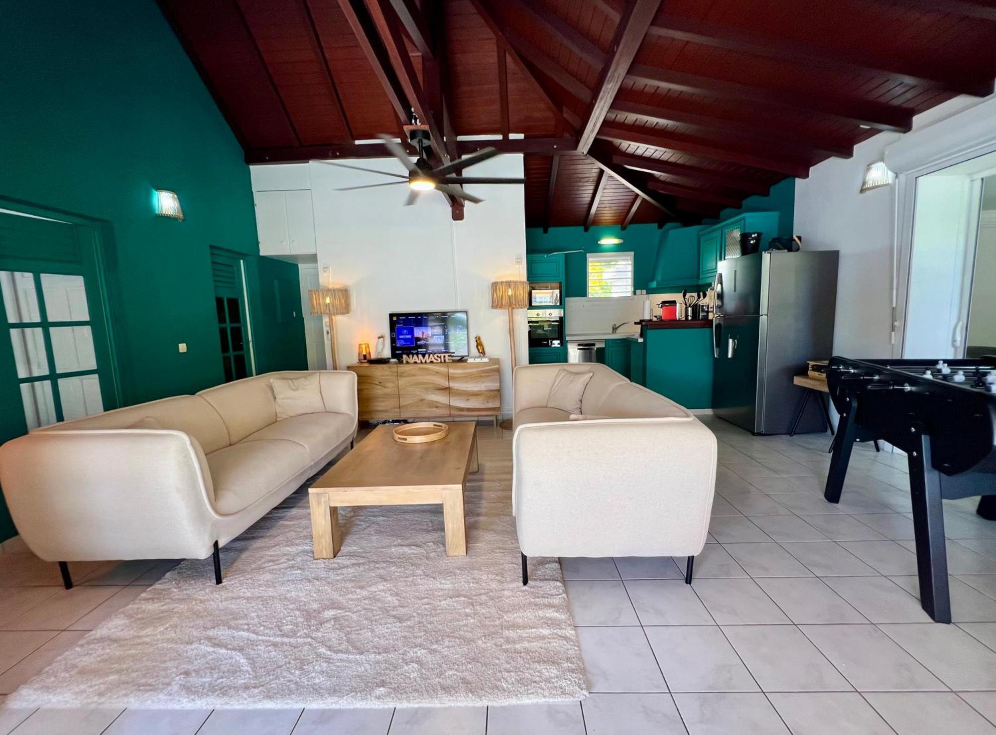 Villa Simeon Saint Francois Avec Piscine Privee Et Jacuzzi Proche Plage Exterior foto