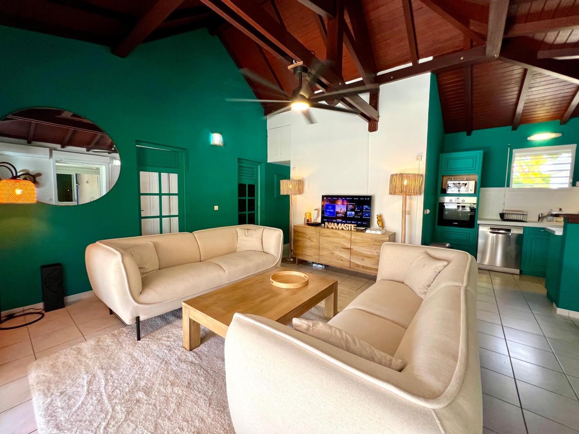 Villa Simeon Saint Francois Avec Piscine Privee Et Jacuzzi Proche Plage Exterior foto
