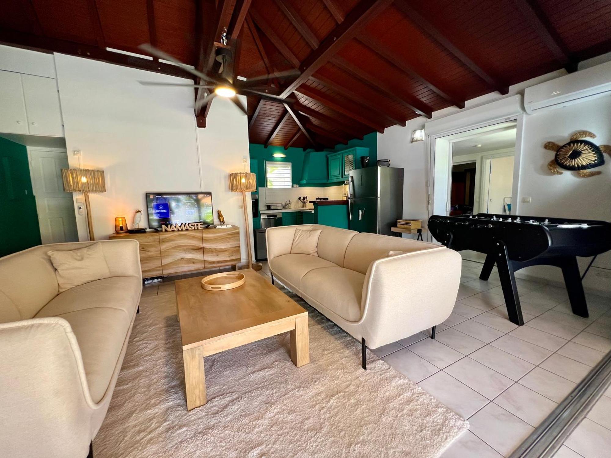 Villa Simeon Saint Francois Avec Piscine Privee Et Jacuzzi Proche Plage Exterior foto