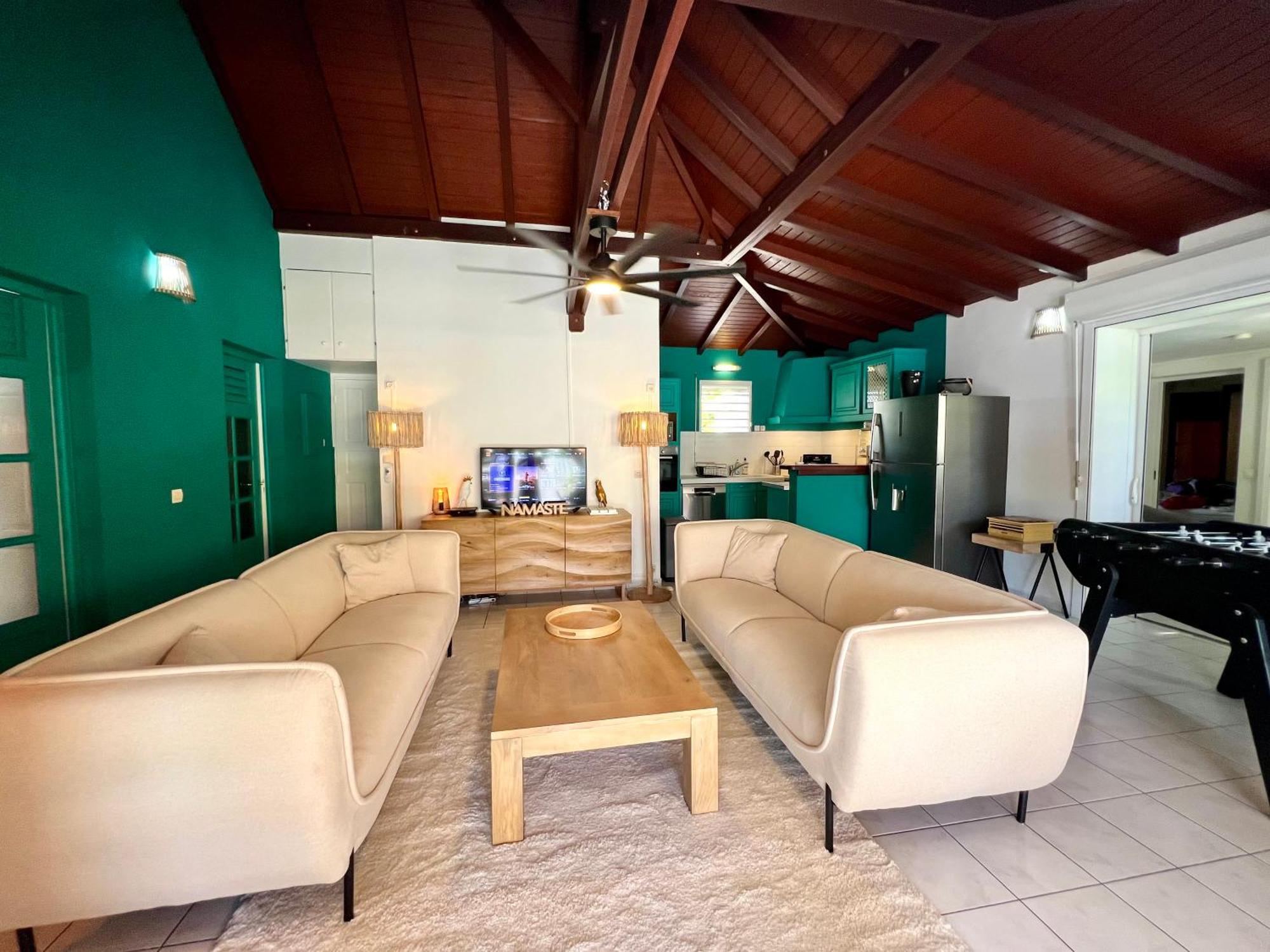 Villa Simeon Saint Francois Avec Piscine Privee Et Jacuzzi Proche Plage Exterior foto