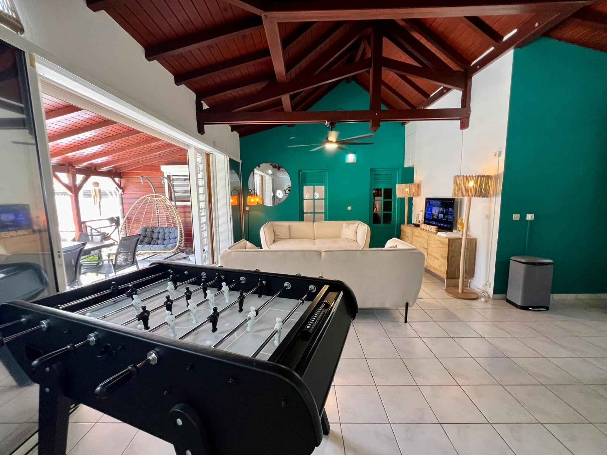Villa Simeon Saint Francois Avec Piscine Privee Et Jacuzzi Proche Plage Exterior foto