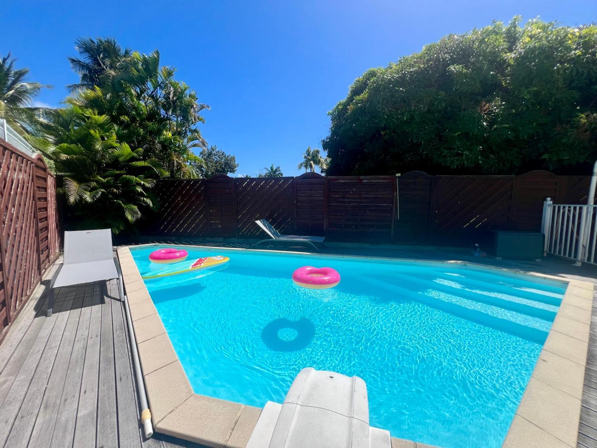 Villa Simeon Saint Francois Avec Piscine Privee Et Jacuzzi Proche Plage Exterior foto
