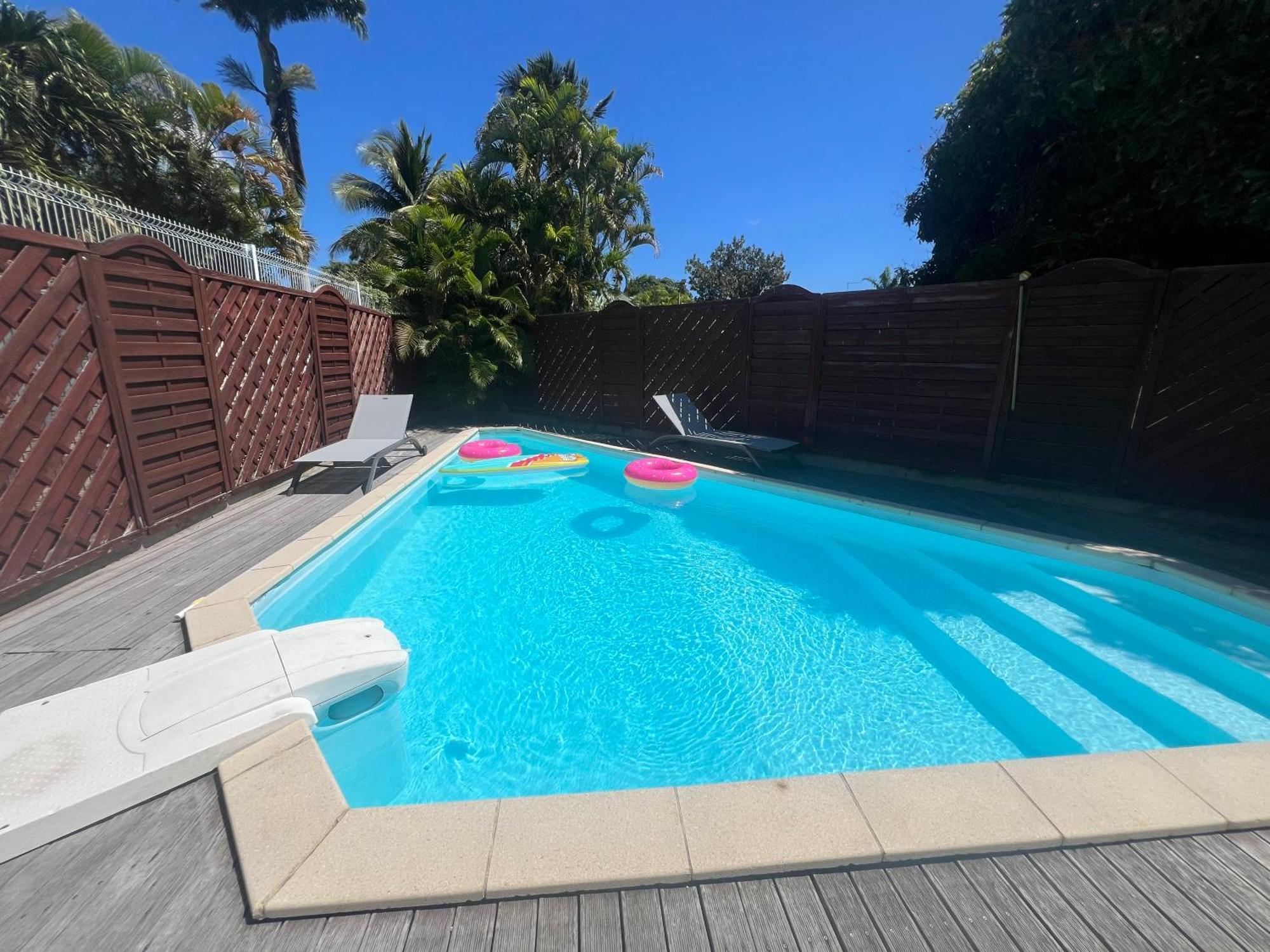 Villa Simeon Saint Francois Avec Piscine Privee Et Jacuzzi Proche Plage Exterior foto