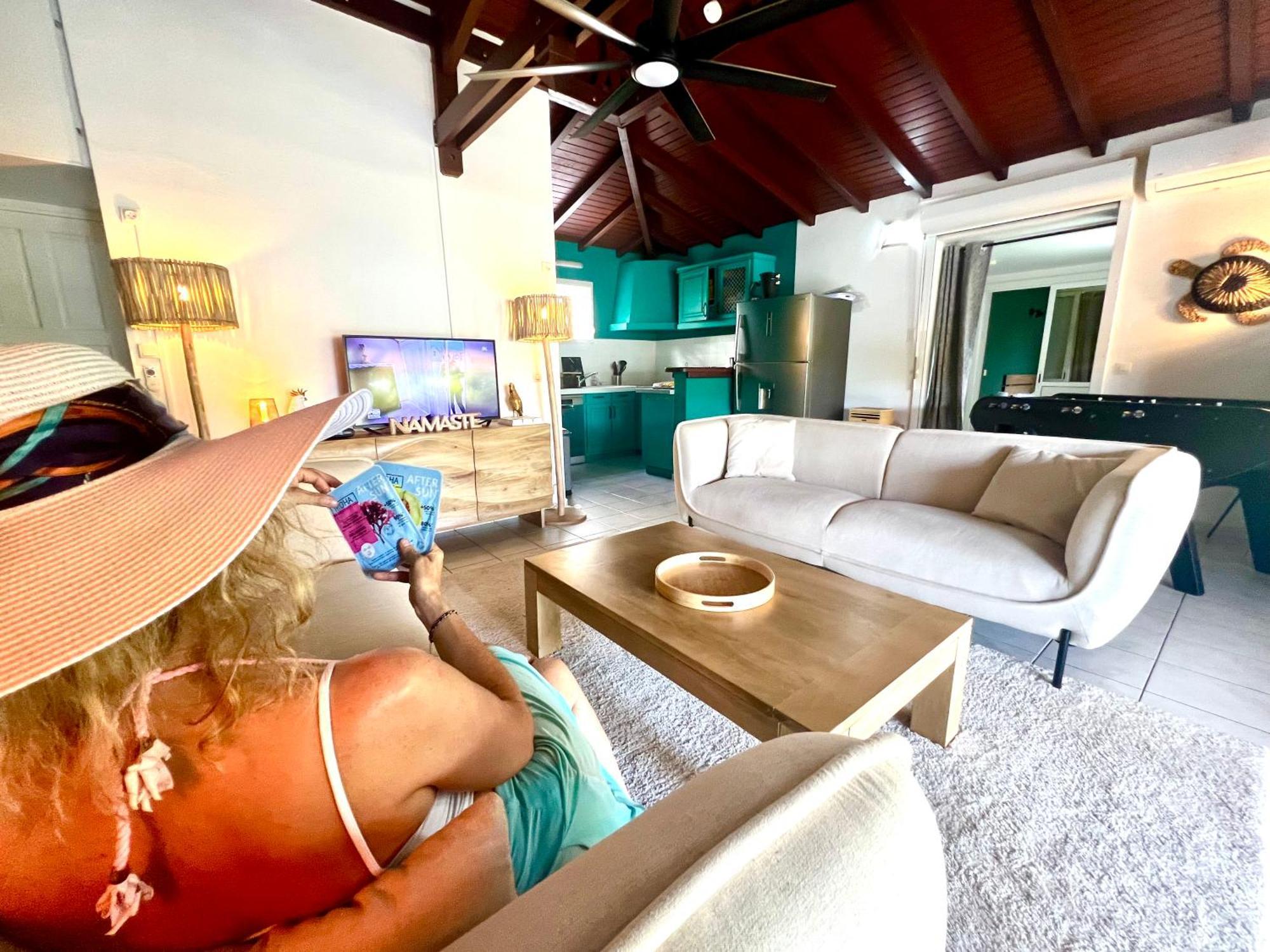 Villa Simeon Saint Francois Avec Piscine Privee Et Jacuzzi Proche Plage Exterior foto